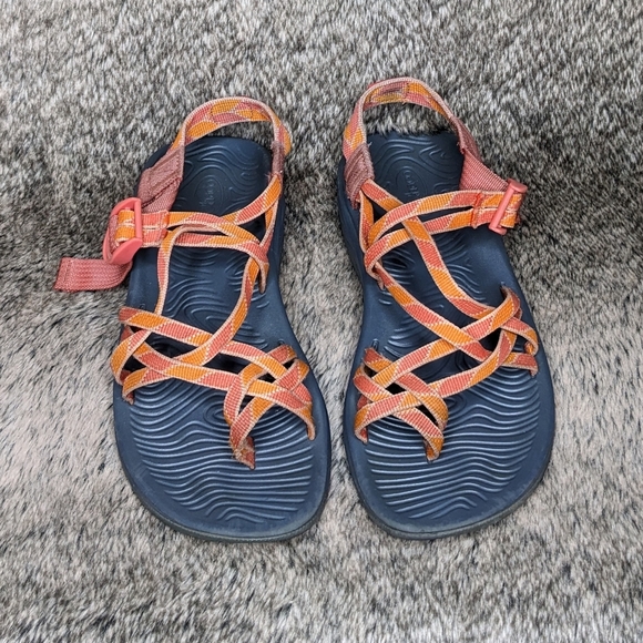 Chaco Z/Volv X2 Sandals Verdure Peach Women's 7 - Picture 4 of 12